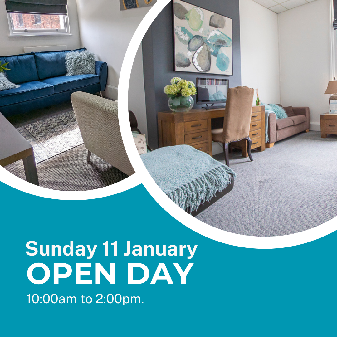 Blue White Modern We Are Open Instagram Post